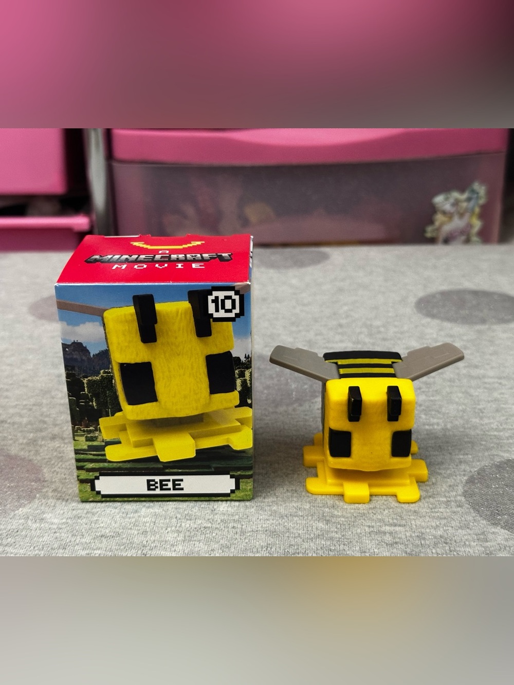 5 for $15! McDonald's Toy A Minecraft Movie - #10 Bee